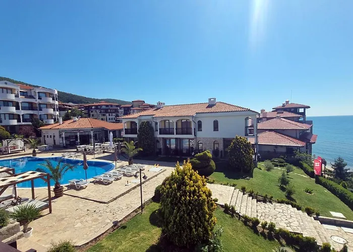 под наем 4-стаен с изумителна фронтална гледка море, Sun Coast влас 公寓 *